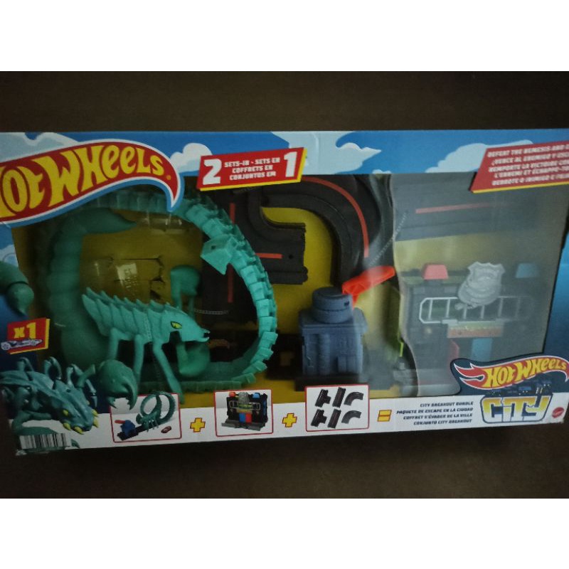 Bộ Hot wheels city breakout bundle