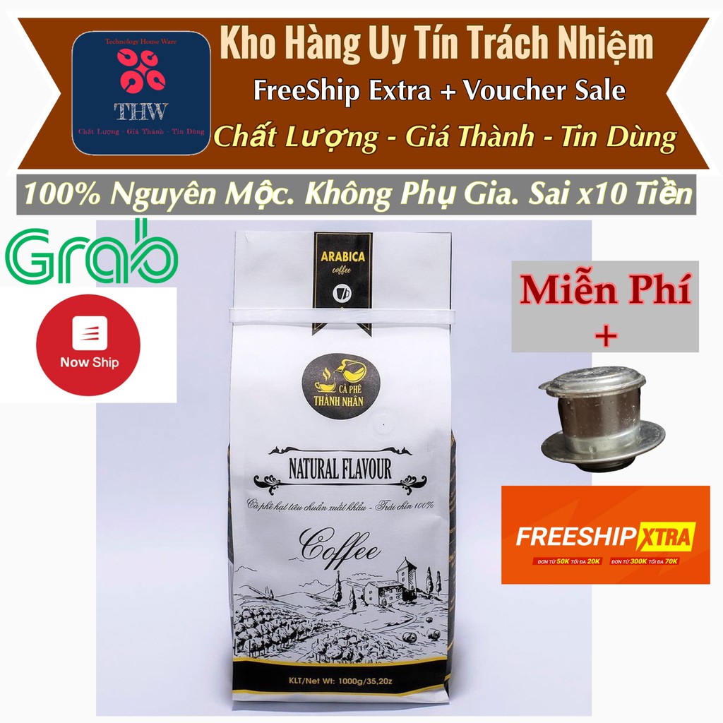 |THW GROUP| Cà Phê Arabica Light 500G (Tặng 1 Phin Nhôm khi mua từ 2 SP)