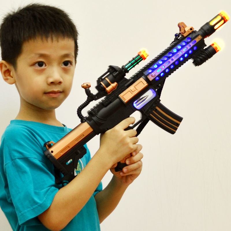 Đồ chơi điện M416 kính thiên văn rung âm thanh và ánh sáng