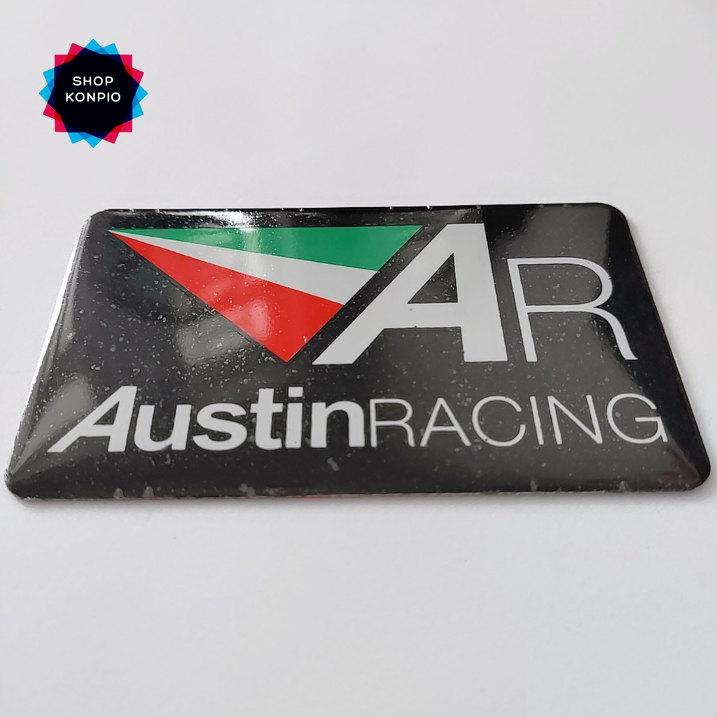 Tem Nhôm Dán Pô Xe AustinRACING Cao Cấp Chịu Nhiệt Chống Thấm Nước