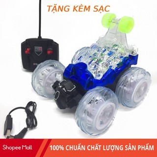 Xe Điều Khiển Đồ Chơi Nhào Lộn Phát Sáng Trong Đêm (XDK638-1)