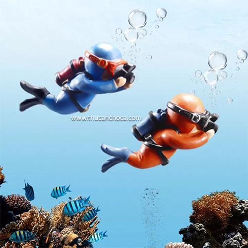 Người lặn trang trí hồ cá