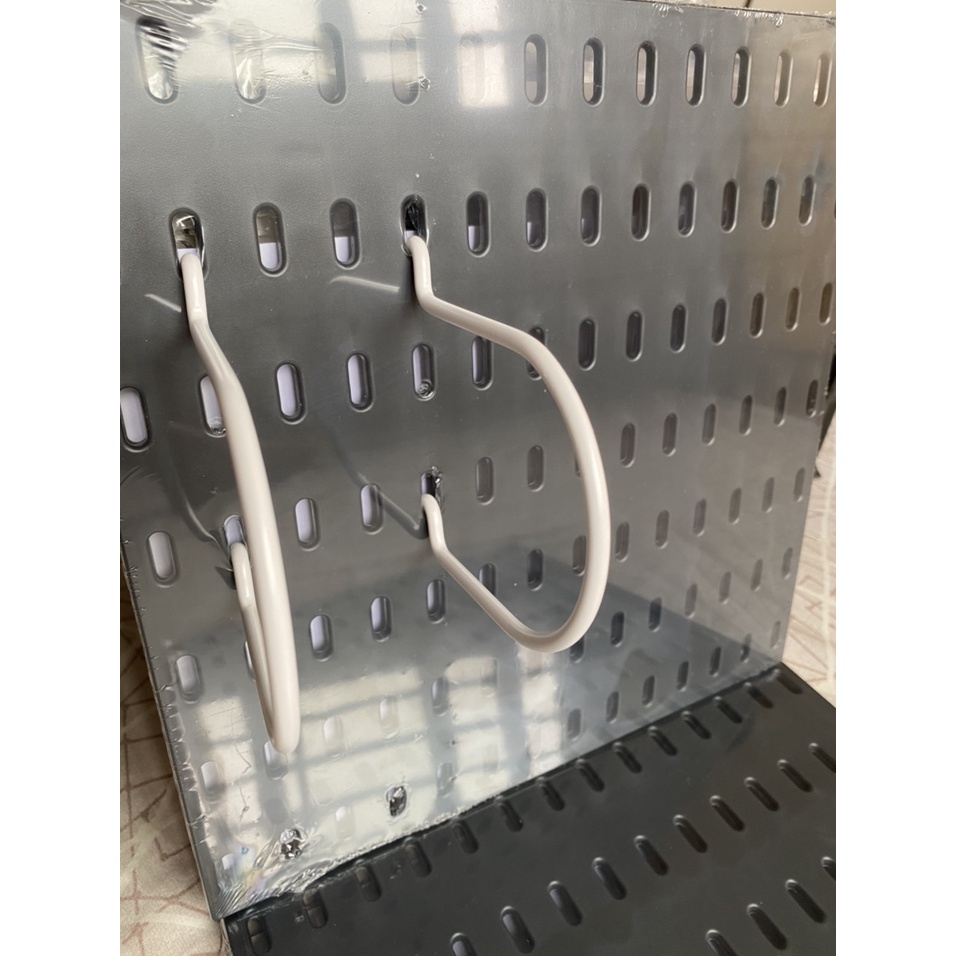 Aki shop Móc treo kệ treo hộp lưu trữ hộp trưng bày bảng pegboard NB131 decor