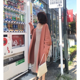 Áo Khoác Cardigan Len Dáng Dài