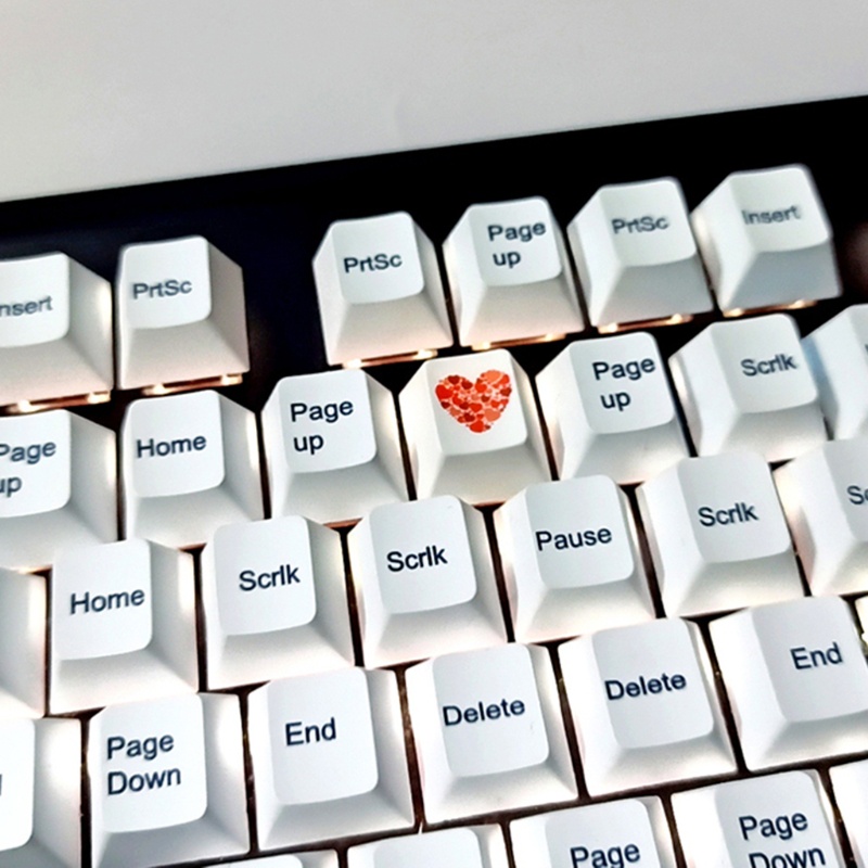 Nút bàn phím PBT bằng ABS bền hình trái tim màu đỏ cho bàn phím cơ Cherry Mx Switch 1Key R4 | BigBuy360 - bigbuy360.vn