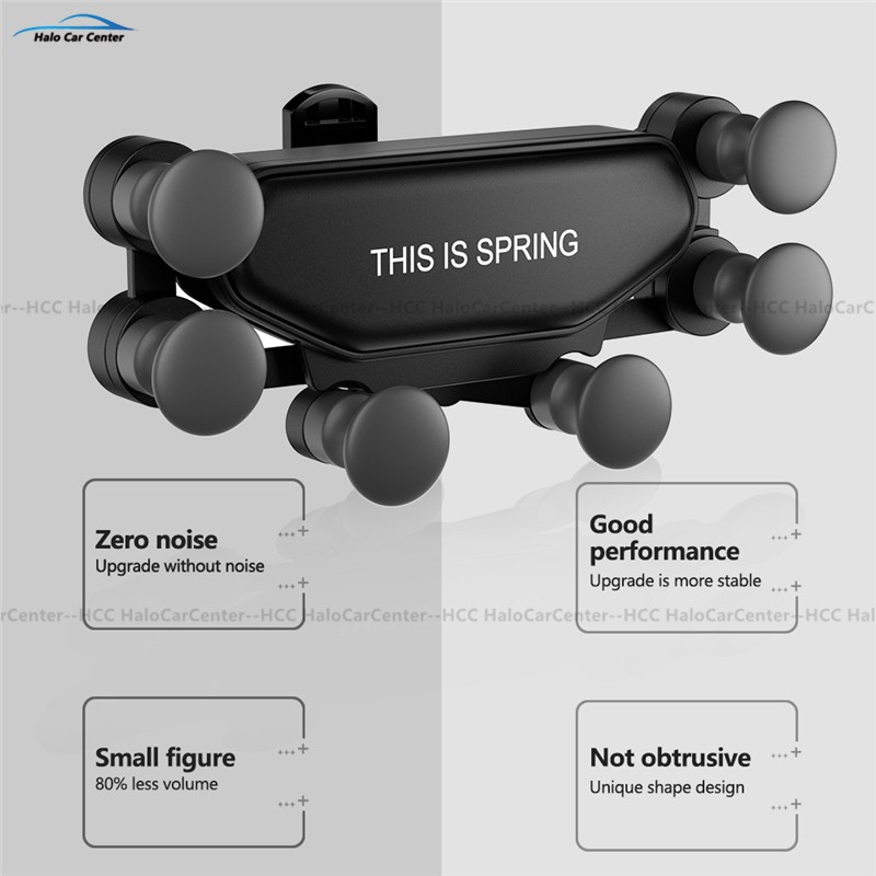 (Hàng Có Sẵn) Giá Đỡ Điện Thoại Gắn Khe Điều Hòa Xe Hơi