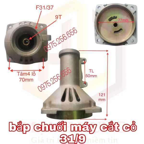 bắp chuối máy cắt cỏ 31/9