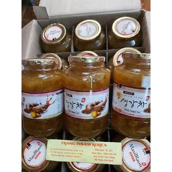 Mật Ong Gừng Hàn Quốc Hũ 1Kg