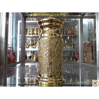Ống đựng nhang hoặc cắm bông chữ Phước 25cm Lớn