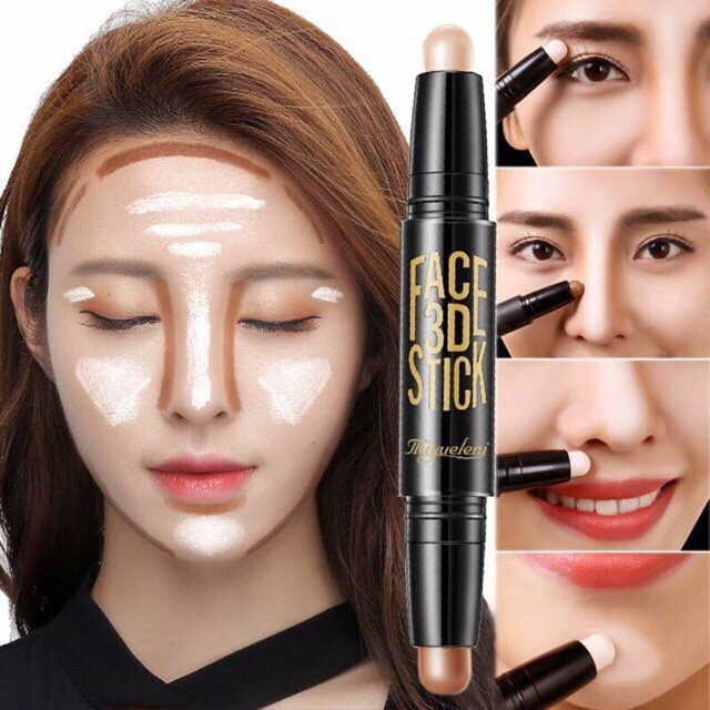 Tạo Khối nội địa Geometry trang điểm lâu trôi highlight contour makeup chính hãng nội địa sỉ tốt- GIÁ RẺ 09