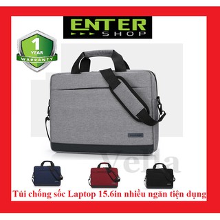 Cặp đựng Laptop, Macbook 15.6inch nhiều ngăn vải cao cấp chống trầy xước