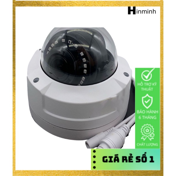 Camera IP Dome zoom 4X kim loại 3.0MP