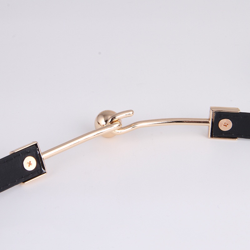 Thắt Lưng Da Pu Màu Trơn Khoen Tròn Thời Trang Hàn Quốc