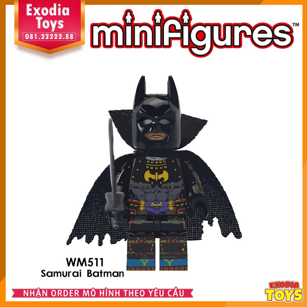 Xếp hình Minifigure Siêu anh hùng vũ trụ Marvel và DC Comics - Đồ Chơi Lắp Ghép Sáng Tạo - WM6033