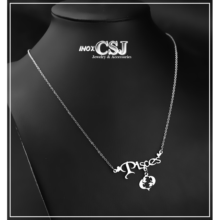 DÂY CHUYỀN INOX CUNG SONG NGƯ PISCES [palastore]