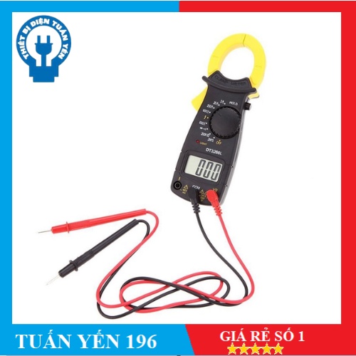 Ampe kìm kẹp đa năng DT3266L Đồng hồ đo điện đo tụ tần số nhiệt độ