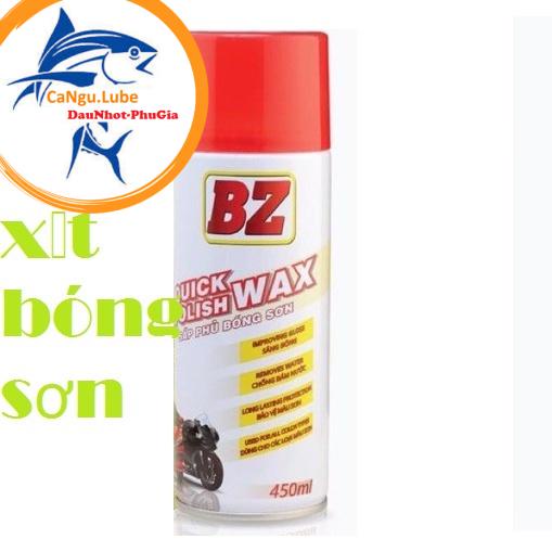 [FREE SHIP]Chai Xịt Làm Bóng Dàn Áo BZ 450ml, chai dưỡng sơn bóng BZ giúp đánh bóng dàn áo xe