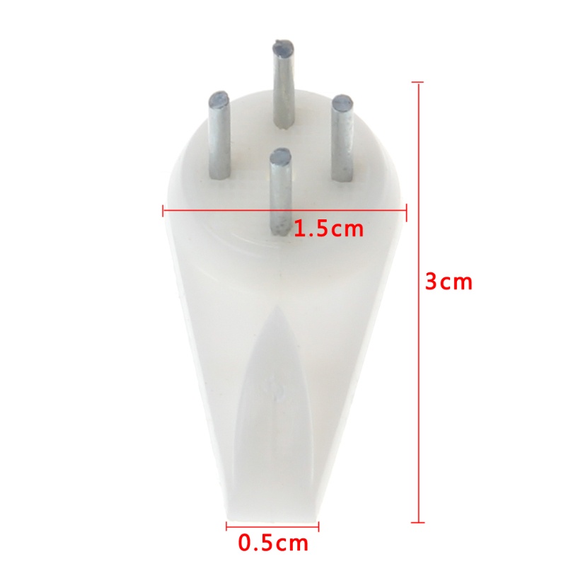 Set 50 Móc Treo Khung Ảnh Bằng Nhựa Tàng Hình Không Để Lại Dấu Vết