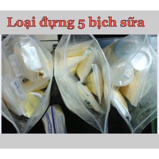 Set10/20 túi zip bảo quản sữa mẹ, thức ăn (size 20*28cm)