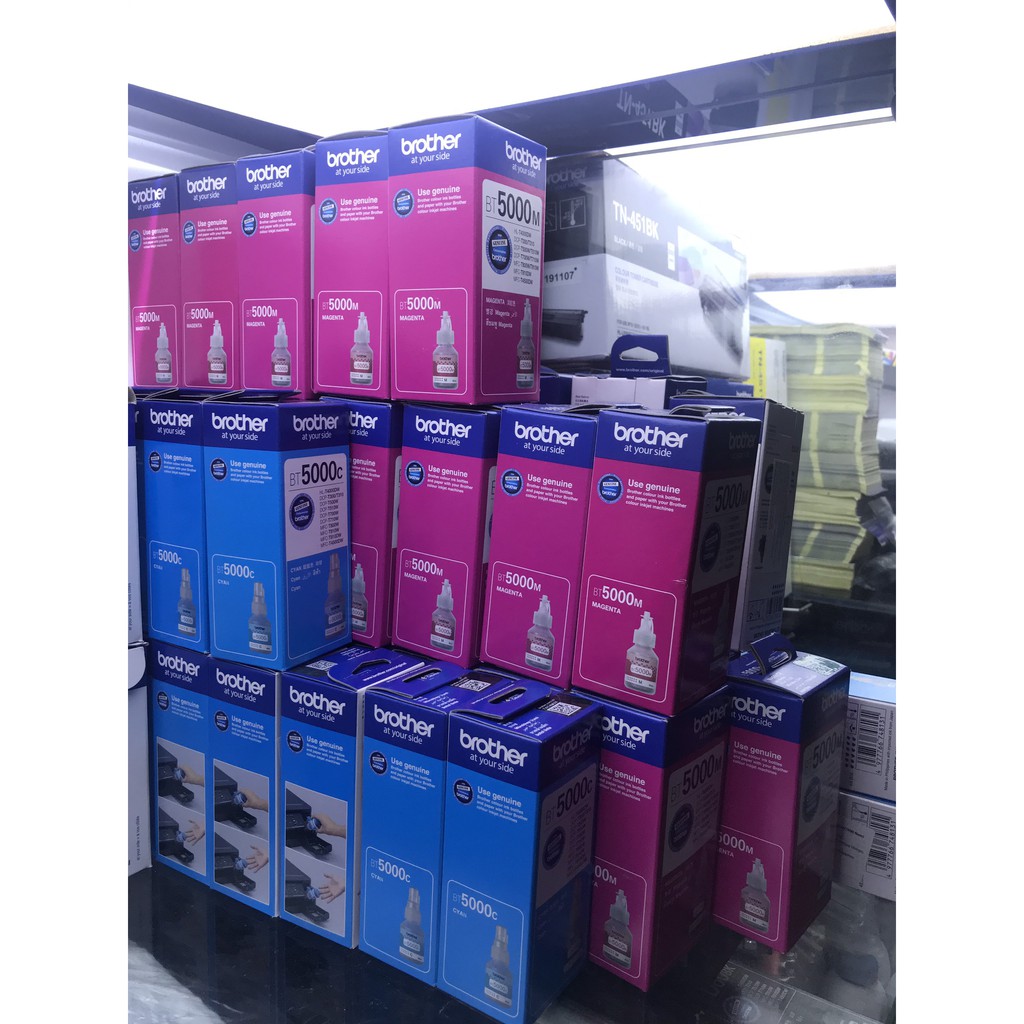 Mực màu đỏ máy in Brother T310, T510W, T710W, T810W, T910W, T4000, T4500DW - BTD60/BT5000