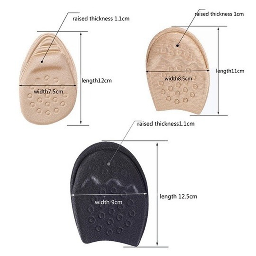 1 Cặp Nắp Lót Giày Thể Thao Chống Trượt Có Thể Điều Chỉnh Kích Thước