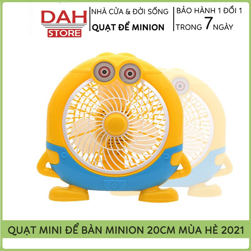 Quạt Mini USB Để Bàn Hình Minion Cực Dễ Thương, Để Bàn Học, Bàn Làm Việc Cho Mùa Hè 2021