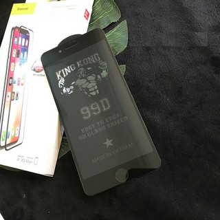 Cường lực iPhone 99D Full màn - Miếng dán iphone Kingkong