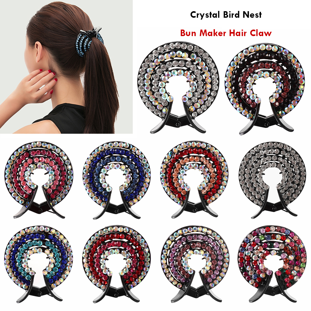 Kẹp tóc nữ tạo hình búi tổ chim thời trang