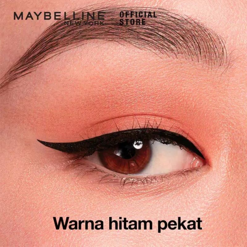 (Hàng Mới Về) Bút Kẻ Mắt Dạng Lỏng Maybelline Hypersharp Màu Đen Chống Thấm Nước