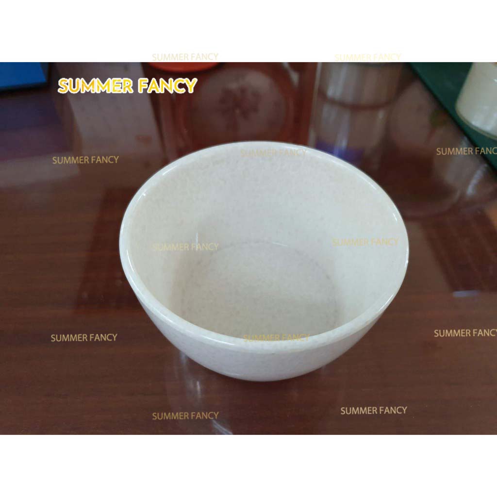 Chén cơm 11.4 x 5.5 cm nhựa melamine màu vân đá trắng, đá đen, đá xanh  - small bowl F-CO11