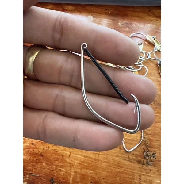 Lưỡi câu cá lóc thủ công thép Lò so 1l6 /1l8 đều tóm dây sẵn full bộ