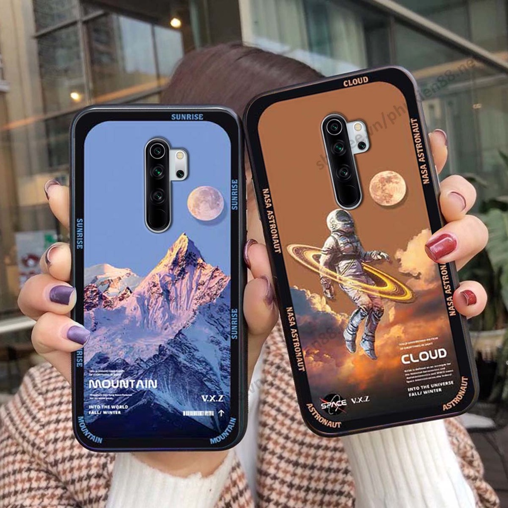 Ốp Xiaomi Redmi Note 8 / Note 8 Pro hình vũ trụ, mountain, cloud phong cách cá tính