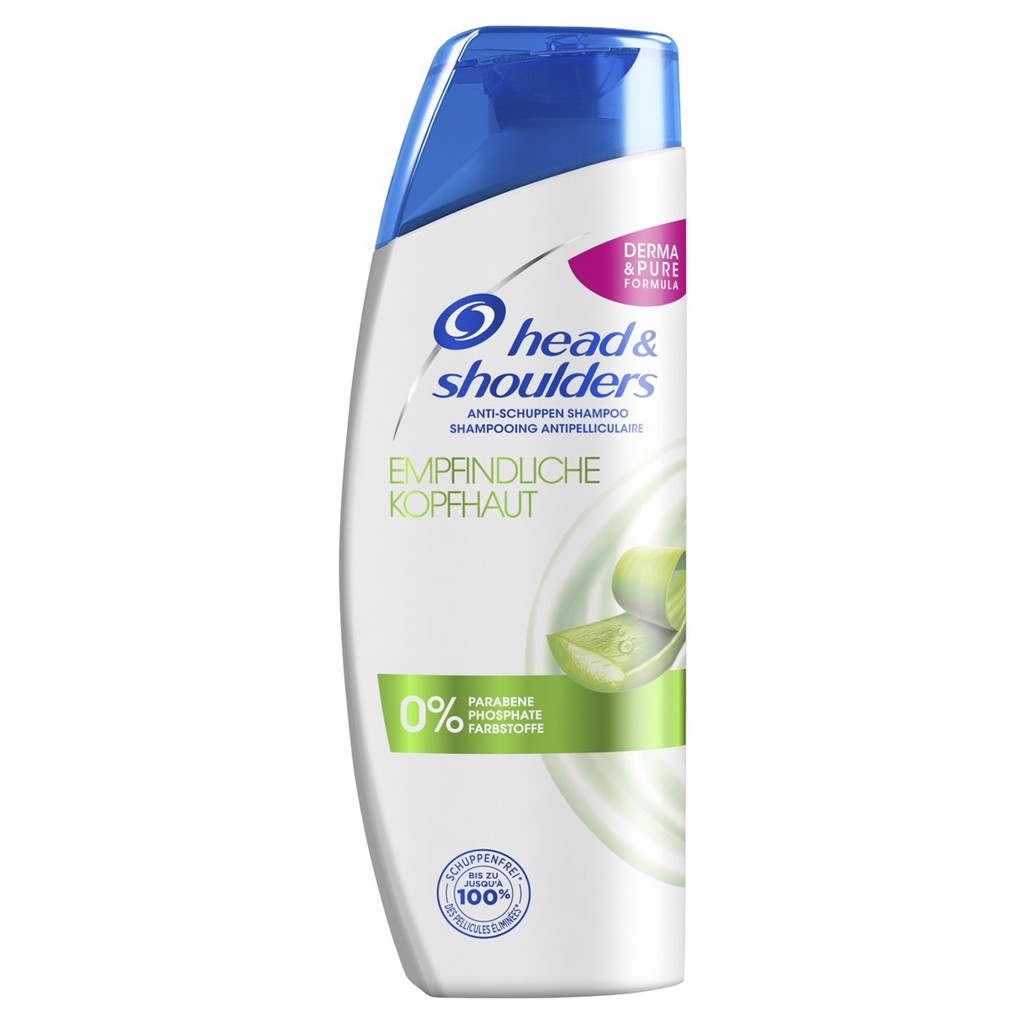 DẦU GỘI TRỊ GÀU DA ĐẦU NHẠY CẢM HEAD AND SHOULDERS ĐỨC EMPFINDLICHE KOPFHAUT ANTI-SCHUPPEN SHAMPOO