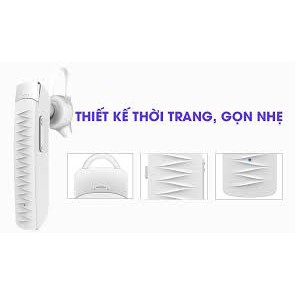 Tai nghe Bluetooth Roman R551N Trắng