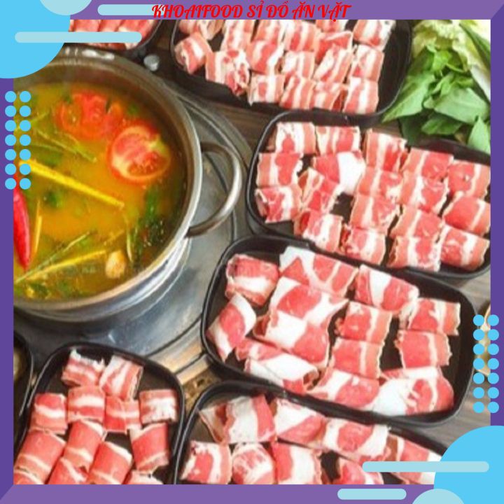 Ba chỉ bò mỹ 500gr thả lẩu cuộn ngon (sỉ-lẻ) | BigBuy360 - bigbuy360.vn