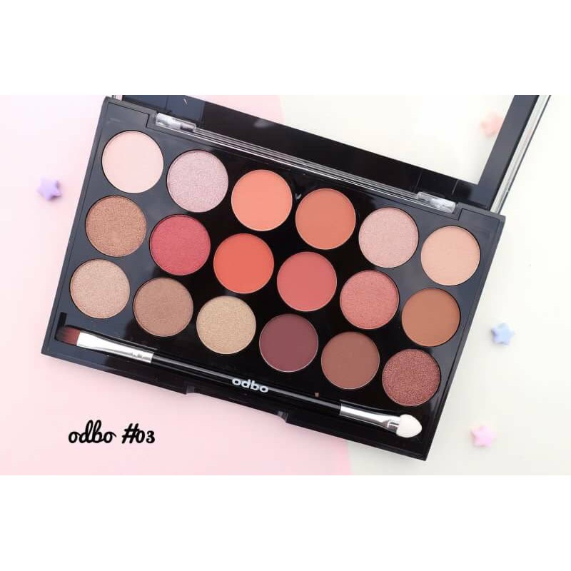 BẢNG PHẤN MẮT 18 Ô ODBO PERSONAL COOL STYLE EYESHADOW (OD238)