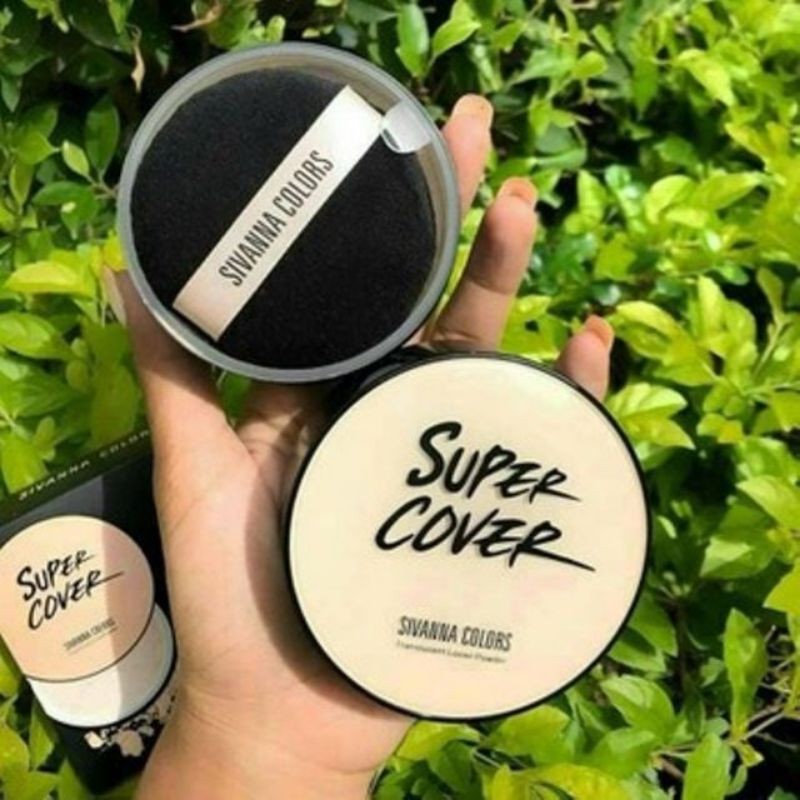 Phấn phủ bột kiềm dầu Sivanna Colors Super Cover Oil Control Thái Lan (20g)