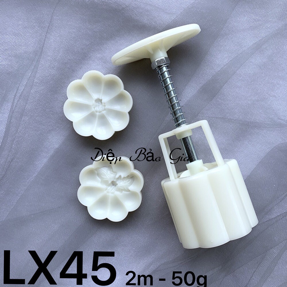Khuôn trung thu bí ngô 50g LX45