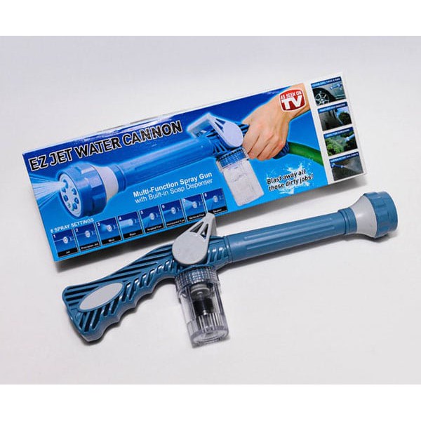 Súng Xịt Nước Tăng Áp 8 Chế Độ Rửa Xe