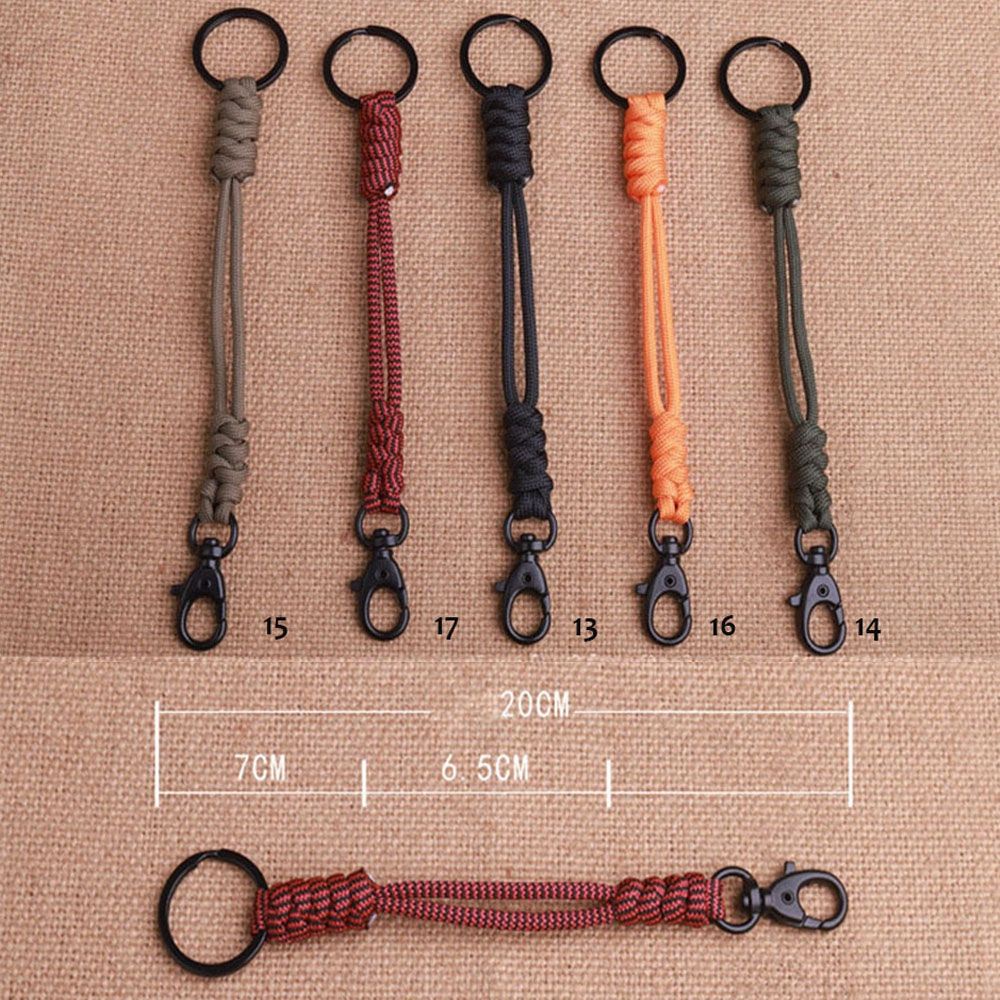SHOUHOU 17 kiểu Móc khóa dây dù tùy chọn chất lượng cao
