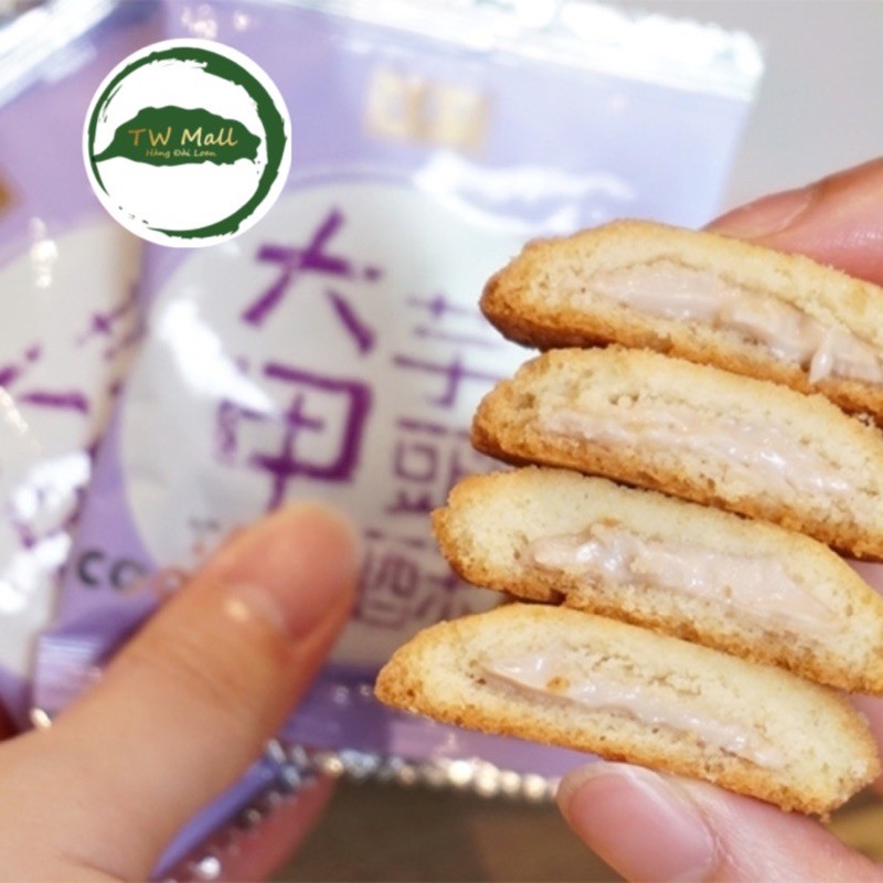 Bánh quy khoai môn tan chảy Đài Loan 85g - Tw Mall