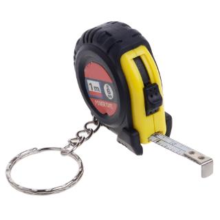 Thước dây rút thu gọn có móc khóa mini bỏ túi 1m