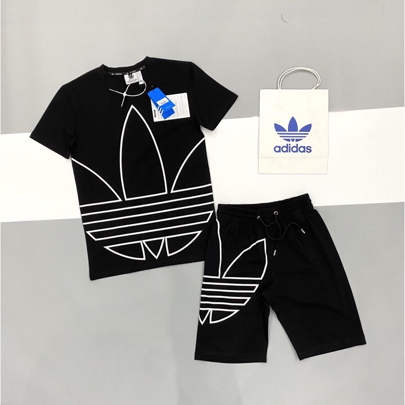 - Bộ ADIDAS Lôgo To Ba Lá (giá rẻ)