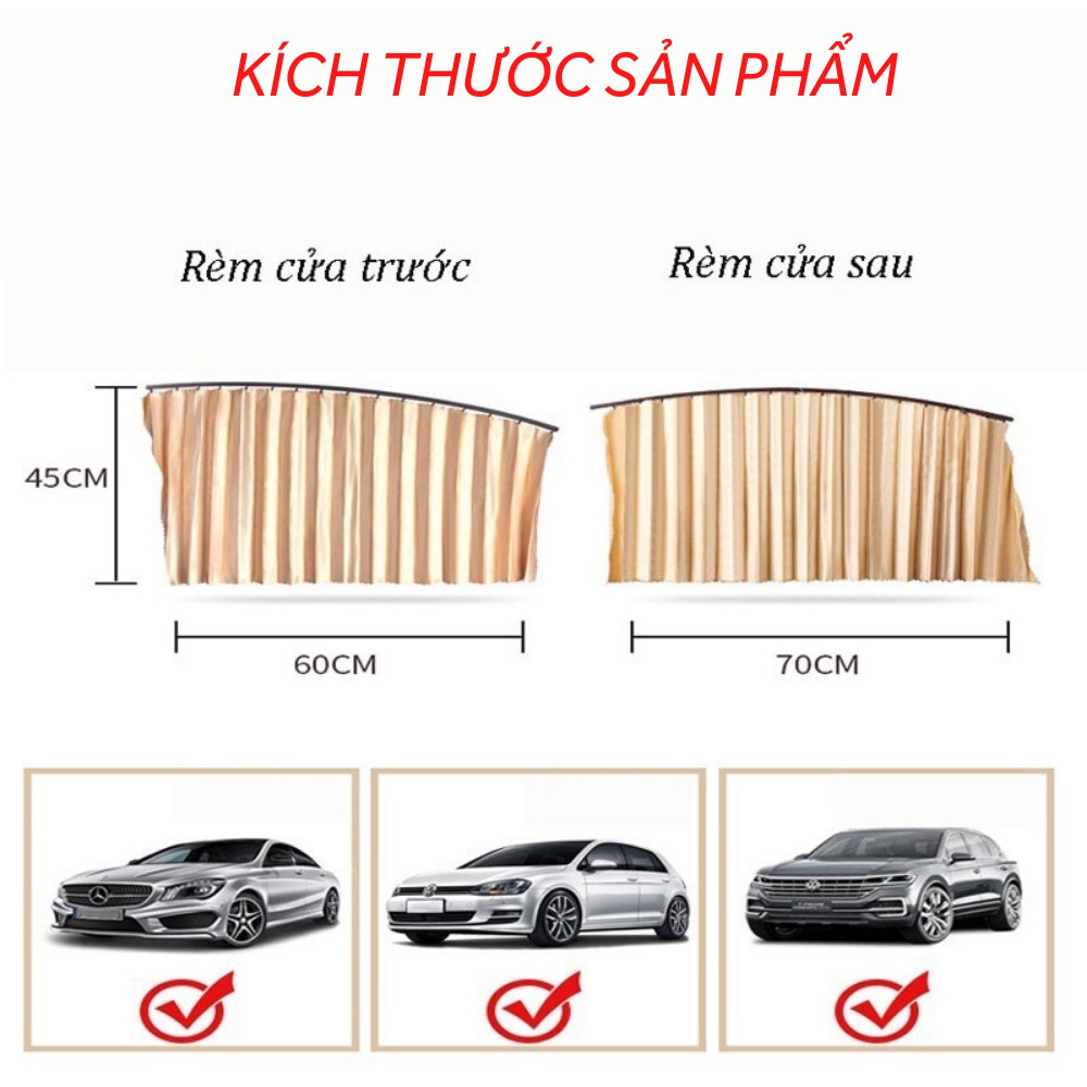 Rèm che nắng ô tô , rèm che nắng ô tô chất liệu vải cao cấp thiết kế nam châm hút cho xe TIME HOME | BigBuy360 - bigbuy360.vn