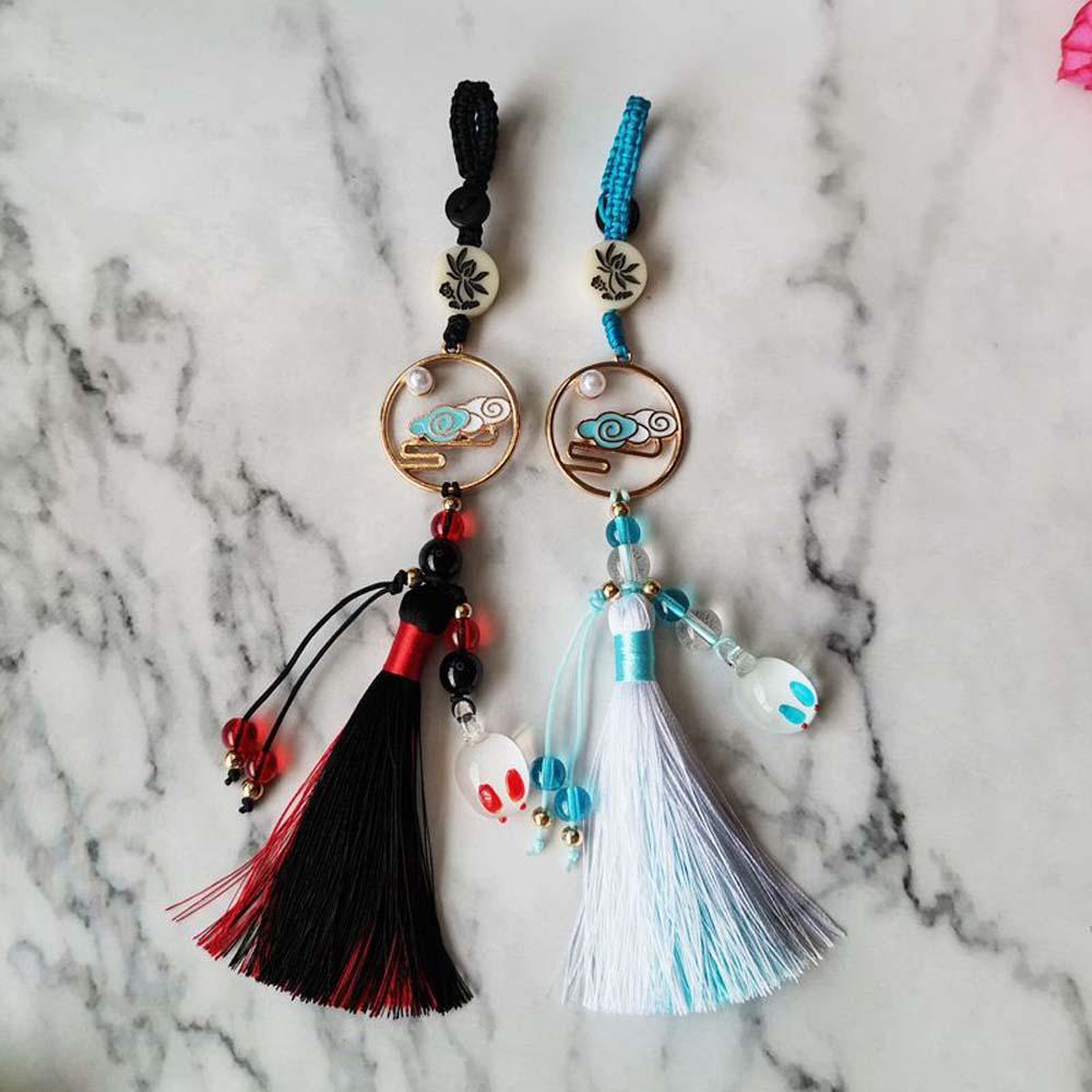 LANFY Mo Dao Zu Shi Dễ Thương Wei Wuxian Móc Chìa Khóa Trang Trí Xe Hơi Grandmaster of Demonic Qing Ling