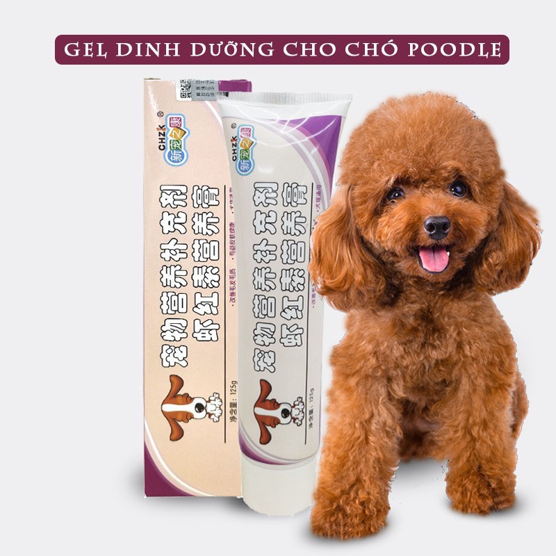 Gel dinh dưỡng cho chó lông đỏ 120g dưỡng lông, bổ sung vitamin,dinh dưỡng YEUPET