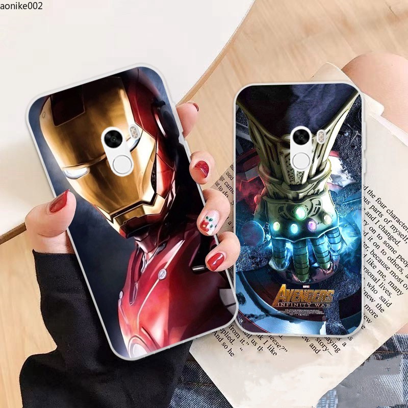 Ốp silicon Mềm In Hình Biệt Đội Siêu Anh Hùng Avengers Cho Xiaomi Mix Note Max 2 3 A1 A2 5 5c 5s 6 8 9 Se Lite Plus F1