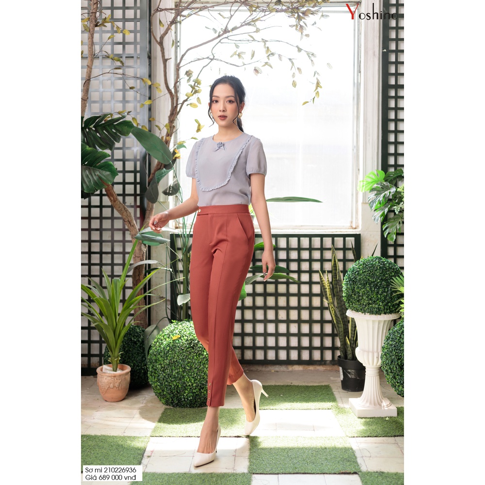 Áo Sơ Mi Nữ YOSHINO Chất Voan Thoáng Mát Trẻ Trung Đi Làm 210226936