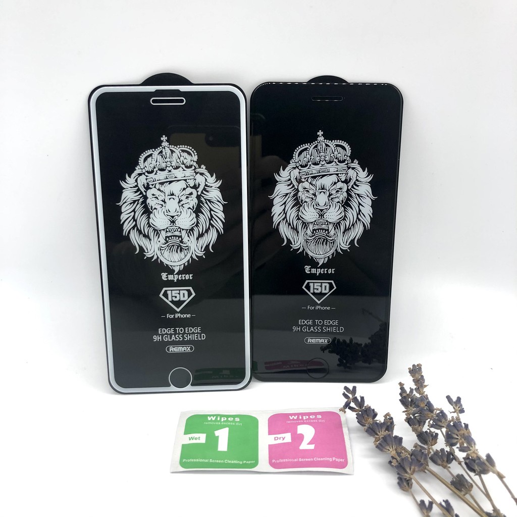 (TẶNG GIẤY LAU) Kính Cường Lực Iphone 15D Full Màn Remax 6/6plus/6s/6s plus/6/7/8plus/x//xs max/11/11 pro/11 promax