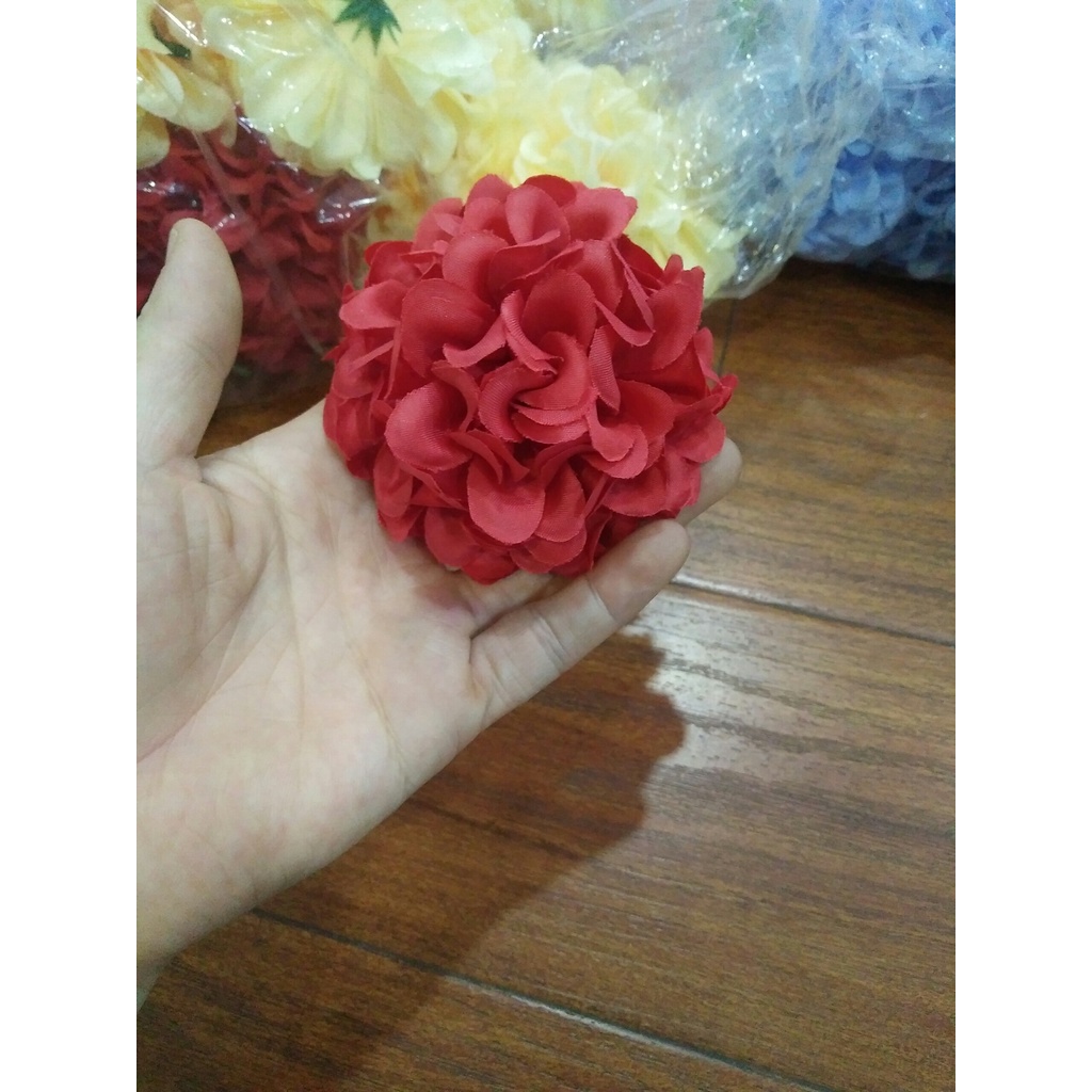 Đầu bông tú cầu cao cấp decor nhà cửa, trang trí studo chụp ảnh, giỏ quà Tết